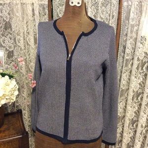Ann Taylor Zip Cardigan